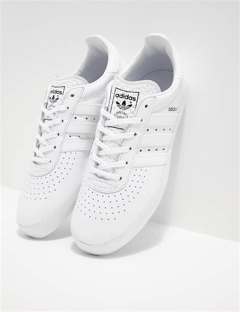 witte hoge sneakers adidas|adidas white leather shoes.